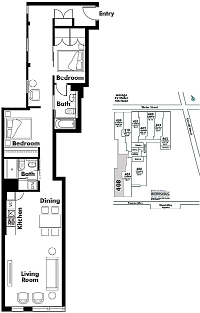Floor plan 408