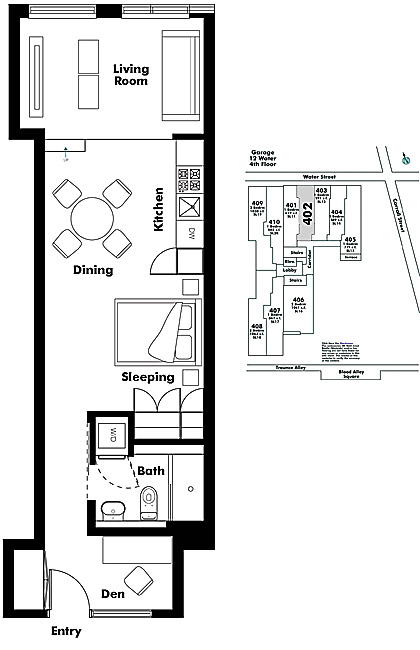 Floor plan 402