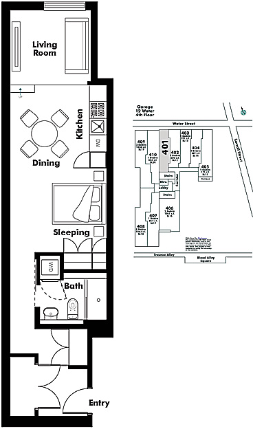 Floor plan 401