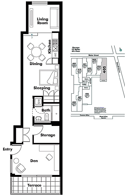 Floor plan 405