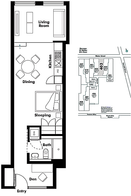 Floor plan 403