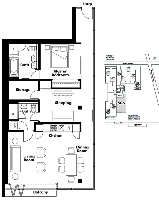 Floor plan 506