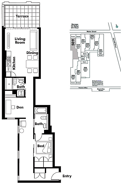 Floor plan 509