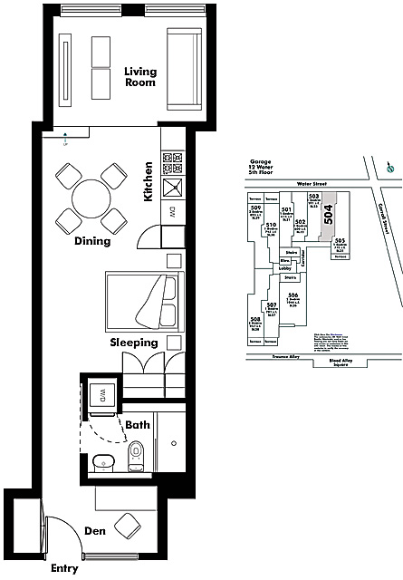 Floor plan 504