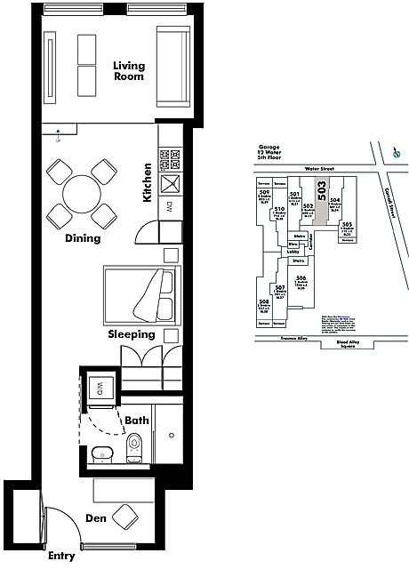 Floor plan 503