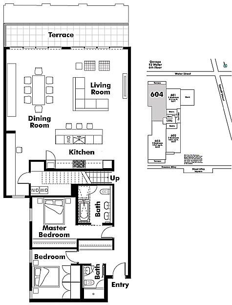 Floor plan 604