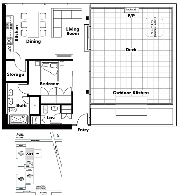 Floor plan 601