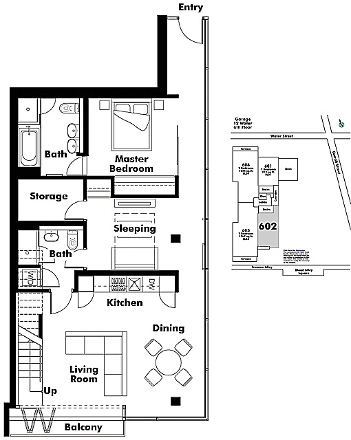 Floor plan 602