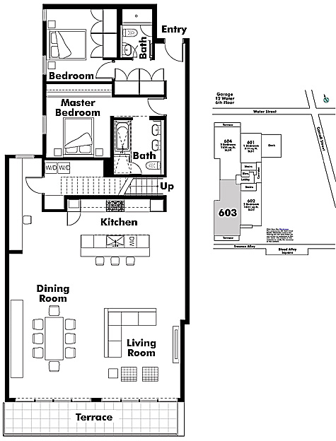 Floor plan 603