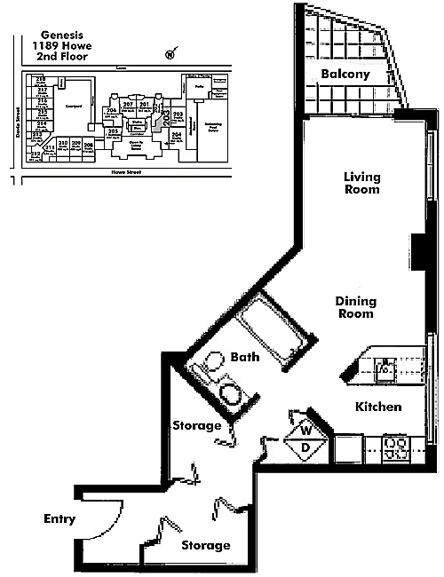 Floor plan 203