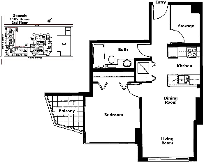 Floor plan 307