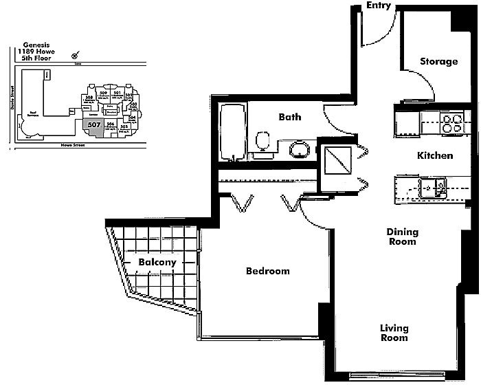 Floor plan 507