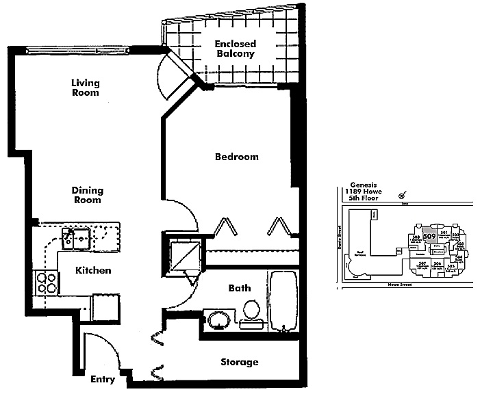 Floor plan 509