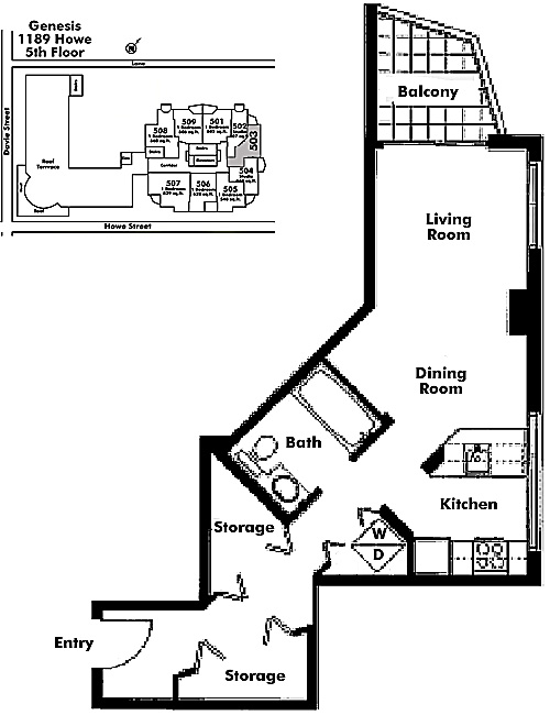 Floor plan 503