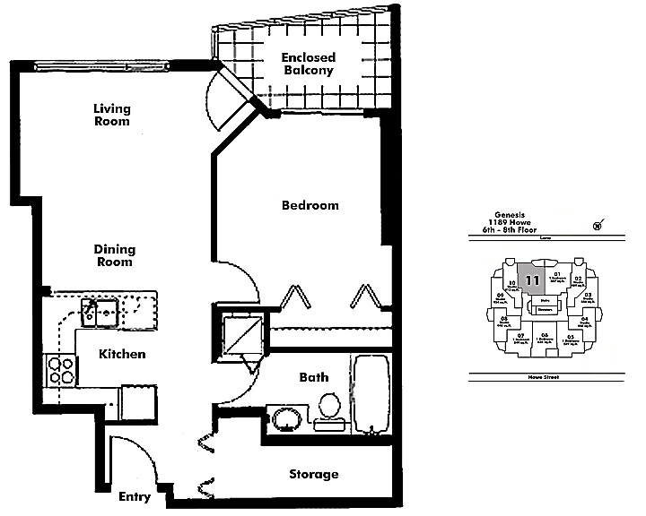 Floor plan 611