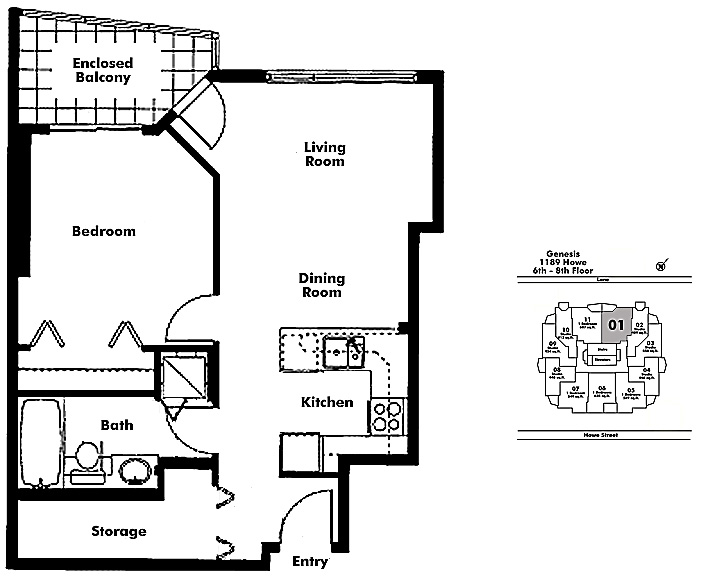 Floor plan 601