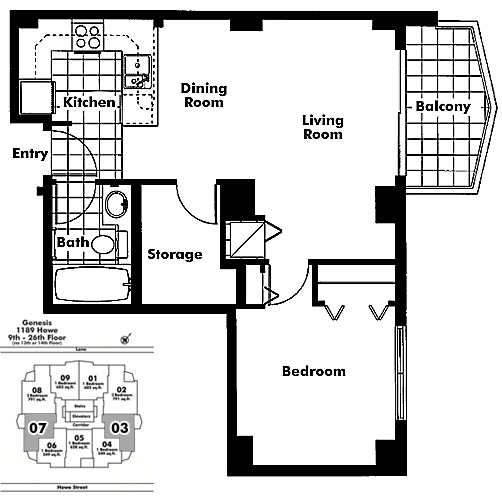 Floor plan 1007