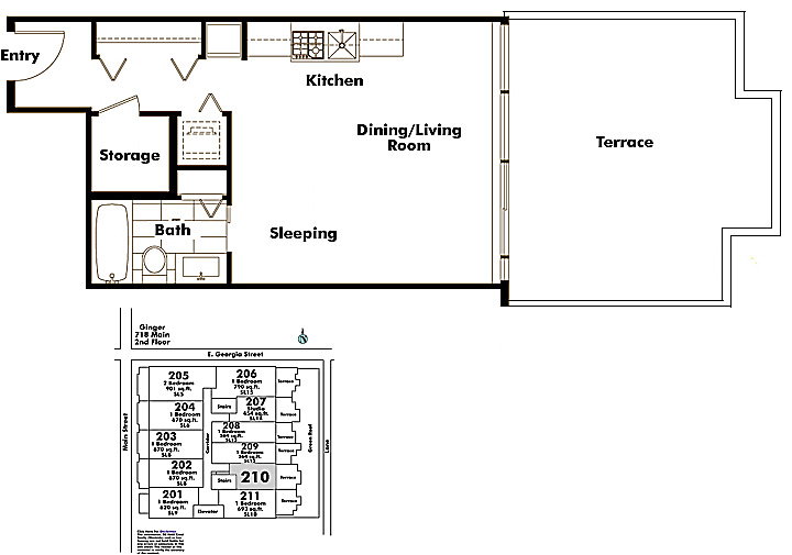 Floor plan 210