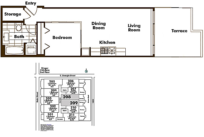 Floor plan 209
