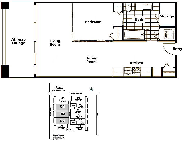 Floor plan 204