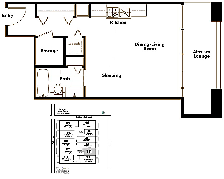 Floor plan 610
