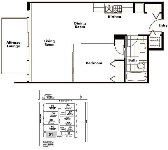 Floor plan 901