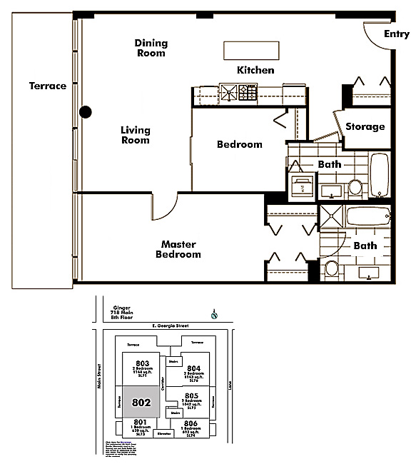 Floor plan 802