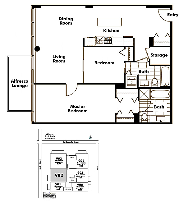 Floor plan 902