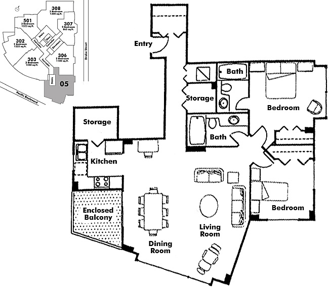 Floor plan 205