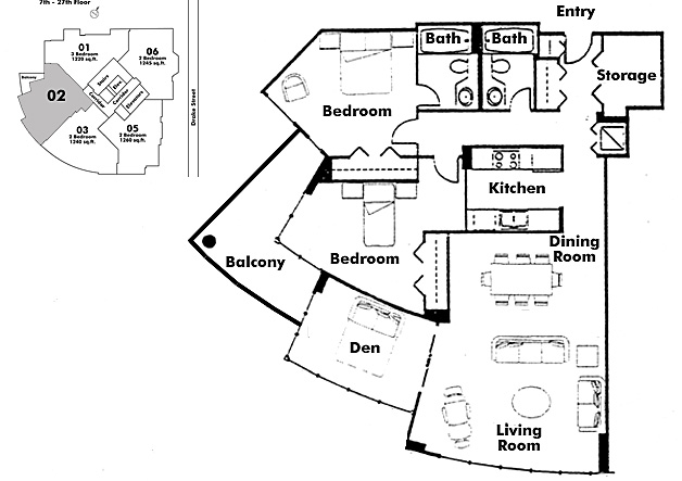Floor plan 1302