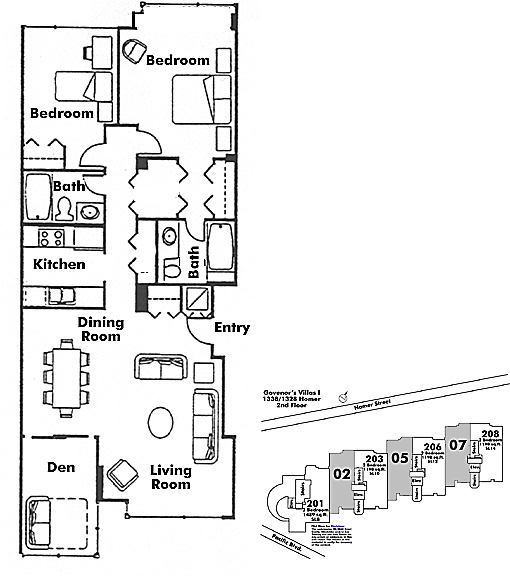 Floor plan 205