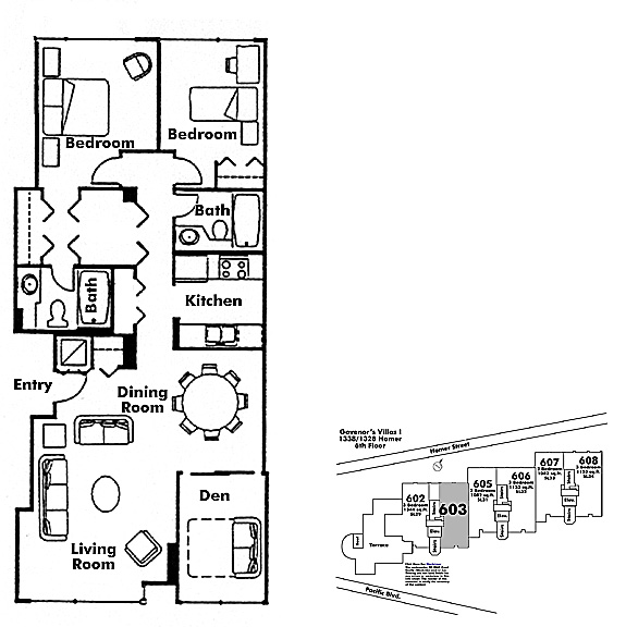 Floor plan 603