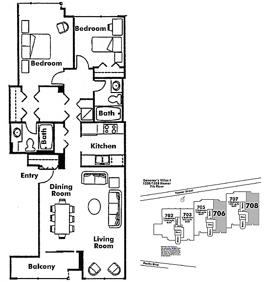 Floor plan 706