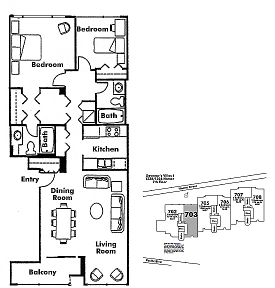 Floor plan 703