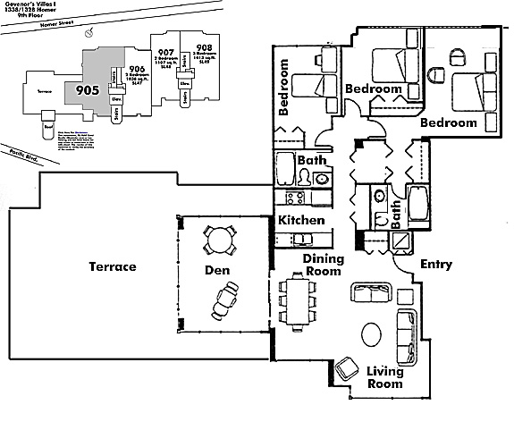 Floor plan 905