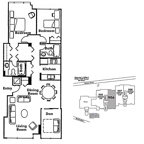 Floor plan 906