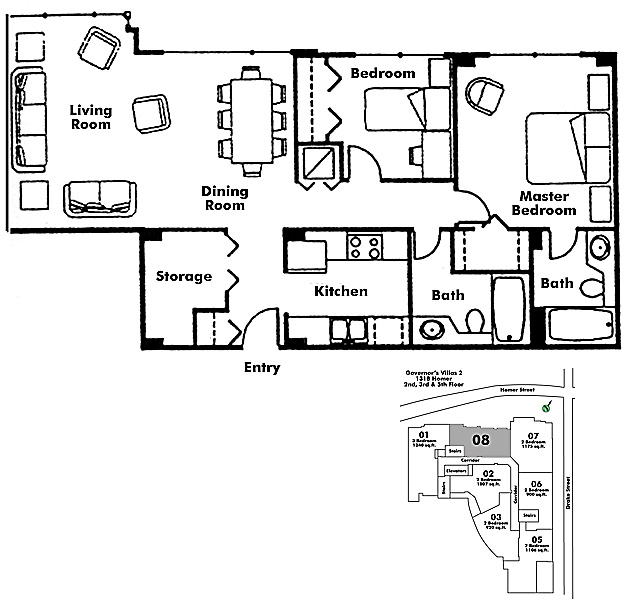 Floor plan 208