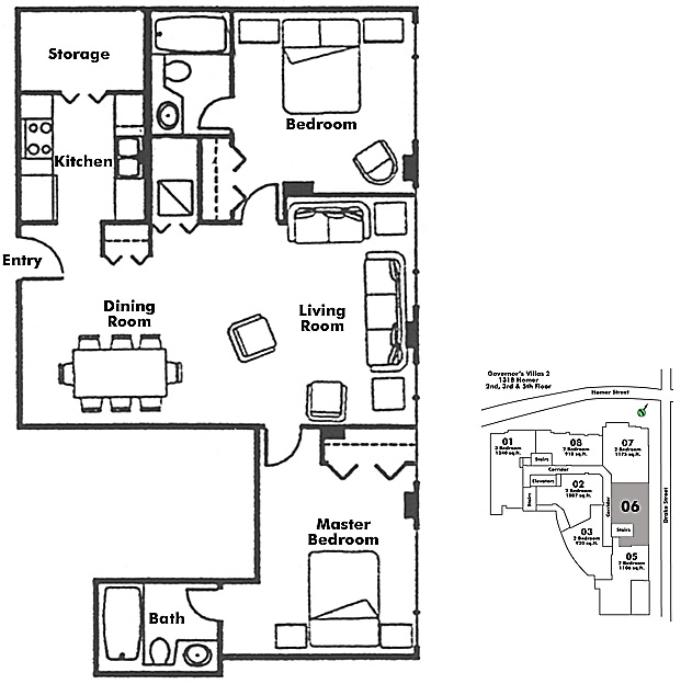 Floor plan 206