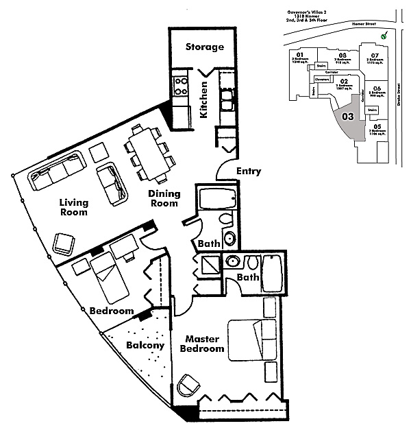 Floor plan 203