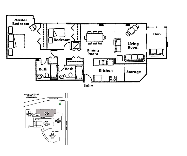 Floor plan 706