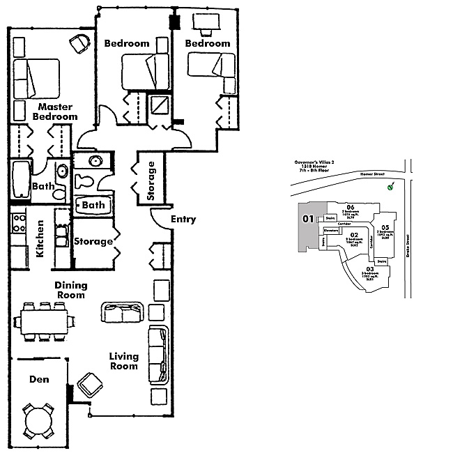Floor plan 801