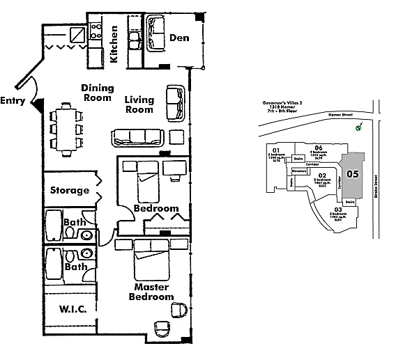 Floor plan 705