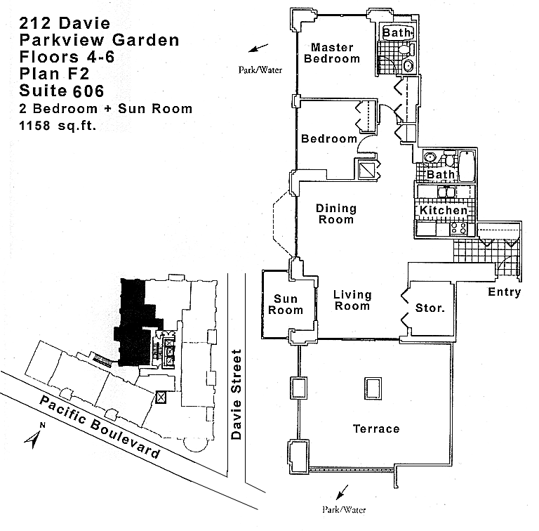 Floor plan 606