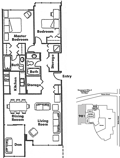 Floor plan 901