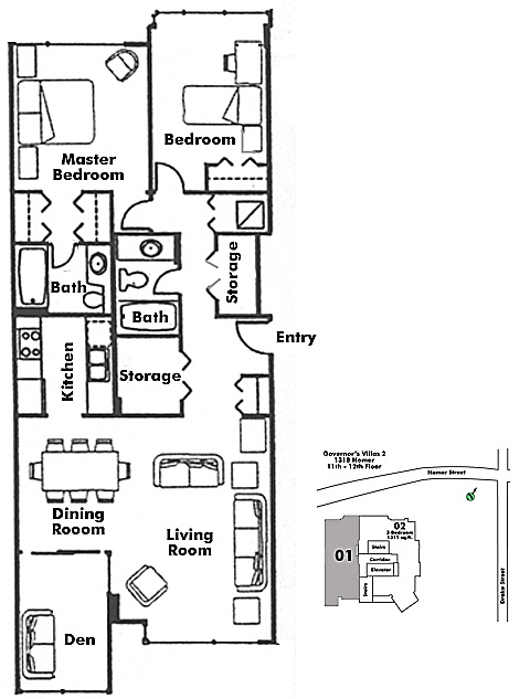 Floor plan 1101