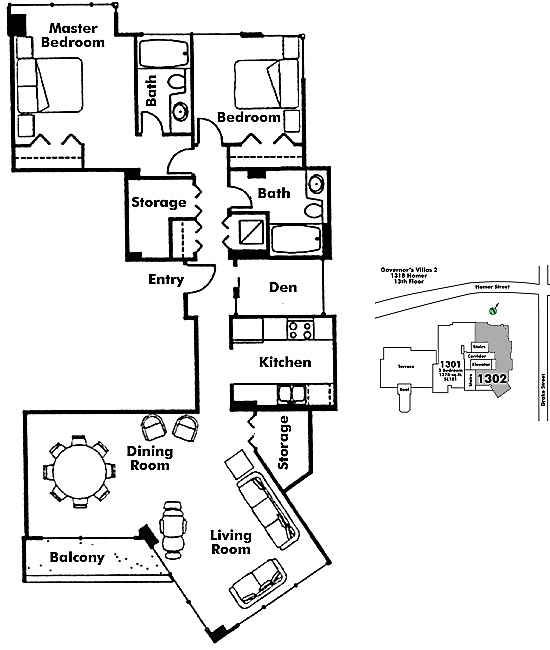 Floor plan 1302