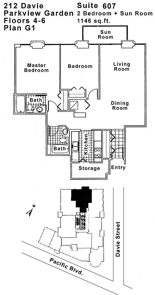 Floor plan 607