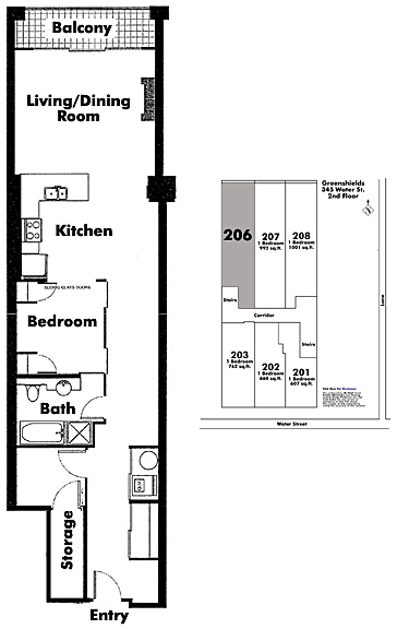 Floor plan 206