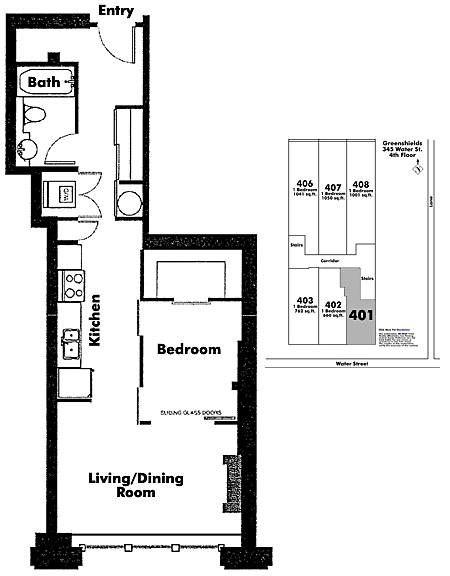 Floor plan 401