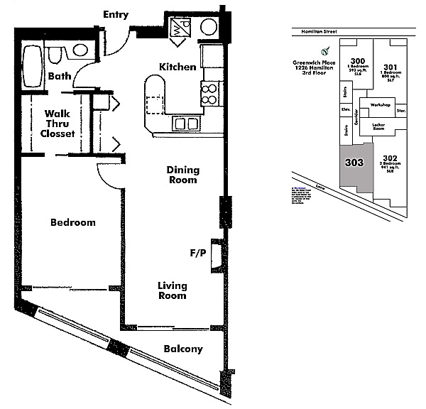 Floor plan 303
